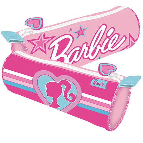 Trousse cylindrique 21 x 7 x 7 cm de MATTEL - Barbie