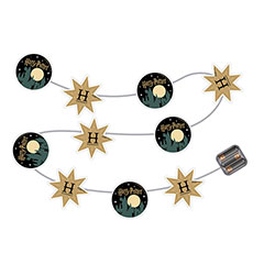 AR17051-
 Guirlande de lumières de Noël avec 10 LED chaudes - 165cm. de WARNER BROSS-Harry Potter