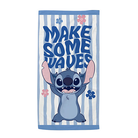 Serviette de bain rayée Stitch - Lilo & Stitch Serviette de bain rayée Stitch - Lilo & Stitch