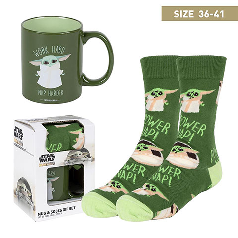 Pack mug et chaussettes Baby Yoda The Mandalorian - Star Wars