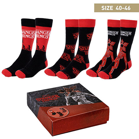 Lot 3 paires de chaussettes 40-46 - Stranger Things