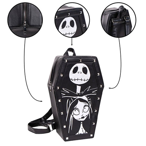 Sac à dos cercueil Jack Skellington - L’étrange Noël de Mr Jack