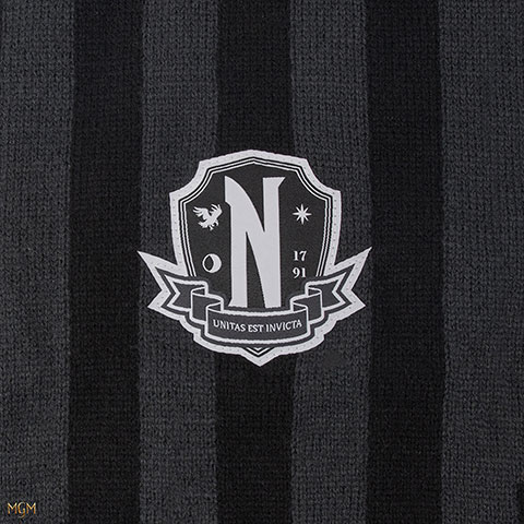 Écharpe Nevermore Academy noire - Wednesday