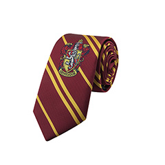 CR1141-Cravate kid Gryffondor - Logo tissé - Harry Potter