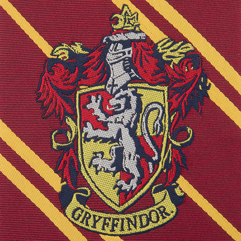 Cravate kid Gryffondor - Logo tissé - Harry Potter