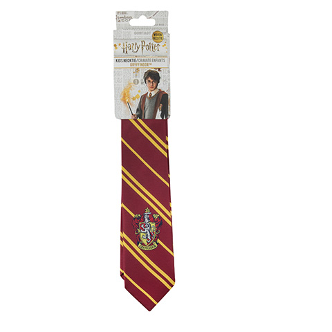 Cravate kid Gryffondor - Logo tissé - Harry Potter