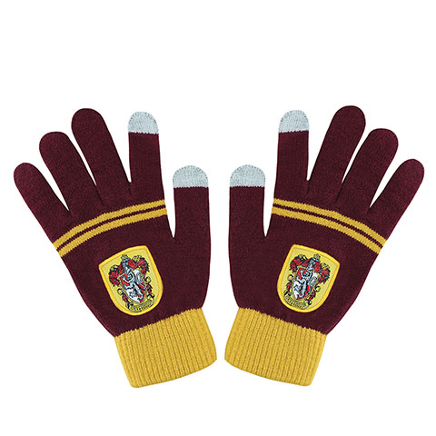 Gants tactiles - Gryffondor pourpre et or - Harry Potter