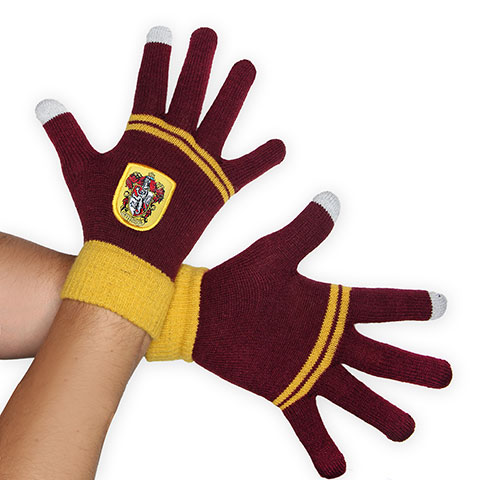 Gants tactiles - Gryffondor pourpre et or - Harry Potter