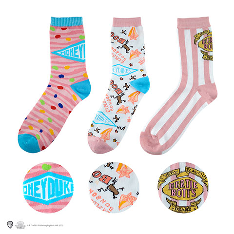 Lot 3 paires de chaussettes Honeydukes - Harry Potter Lot 3 paires de chaussettes Honeydukes - Harry Potter