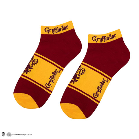 Lot de 3 paires de chaussettes courtes Gryffondor - Harry Potter