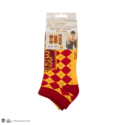 Lot de 3 paires de chaussettes courtes Gryffondor - Harry Potter