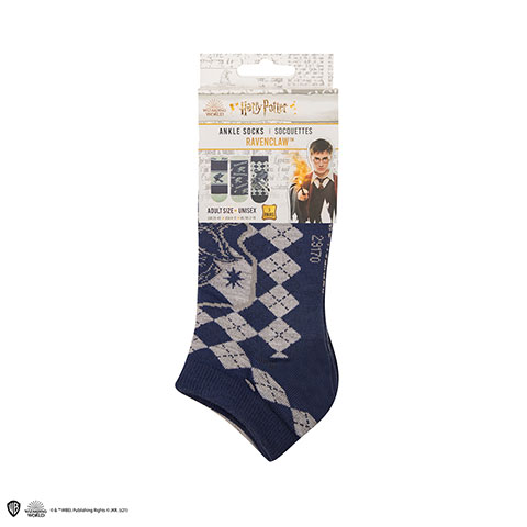 Lot de 3 paires de chaussettes courtes Serdaigle - Harry Potter