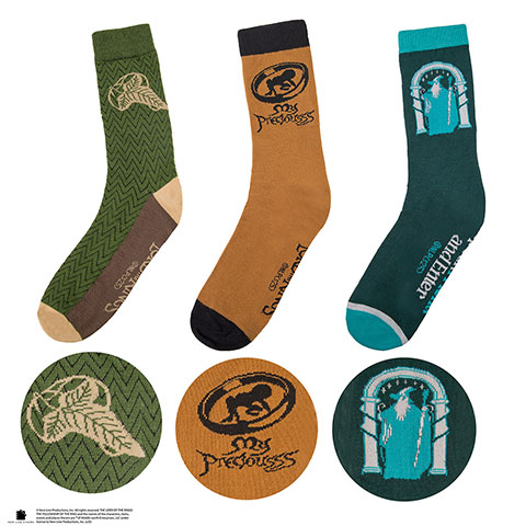Lots 3 paires de chaussettes - Le Seigneur des Anneaux Lots 3 paires de chaussettes - Le Seigneur des Anneaux