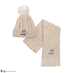 CR1900-Set beanie and scarf Hedwig - Harry Potter