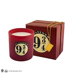 CR2157-Platform 9 3/4 candle with Hogwarts Express ticket necklace - Harry Potter