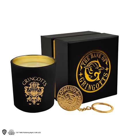 Bougie Gringotts et porte-clés - Harry Potter