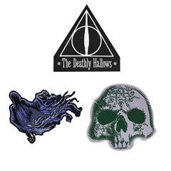 CR2205-Ecussons Harry Potter DELUXE DEATHLY HALLOWS