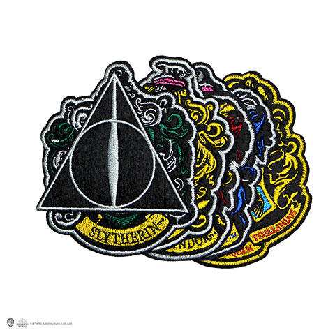 Ecussons Harry Potter édition Deluxe - lot de 6