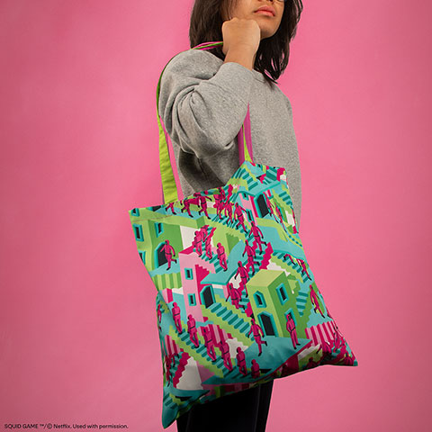 Tote Bag L’Escalier du Destin - Squid Game Tote Bag L’Escalier du Destin - Squid Game