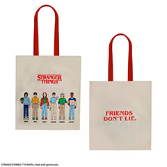 CR2386-Tote bag Friends don‘t lie - Stranger Things