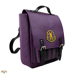 CR2482-Backpack Nevermore Academy purple - Wednesday