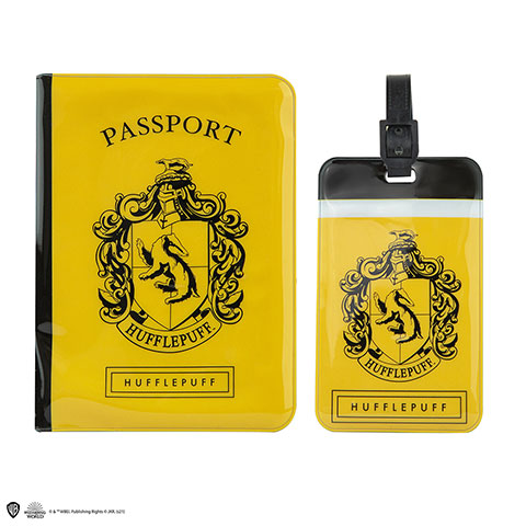 Couverture de Passeport et Porte-étiquette Poufsouffle - Harry Potter