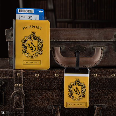 Couverture de Passeport et Porte-étiquette Poufsouffle - Harry Potter
