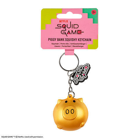 Porte-clés squishy Piggy Bank - Squid Game Porte-clés squishy Piggy Bank - Squid Game