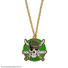 CR3092-Collier Crâne de Zoro - One Piece
