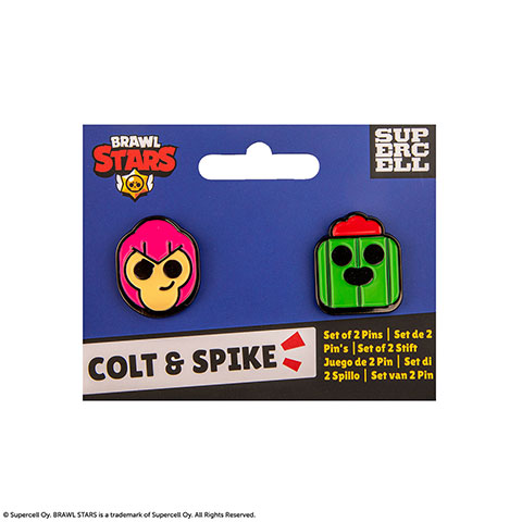 Set 2 pin‘s Colt & Spike - Brawl Stars Set 2 pin‘s Colt & Spike - Brawl Stars