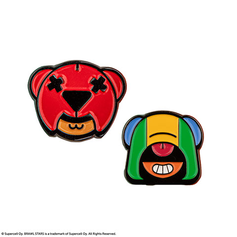 Set 2 pin‘s Nita & Leon - Brawl Stars Set 2 pin‘s Nita & Leon - Brawl Stars