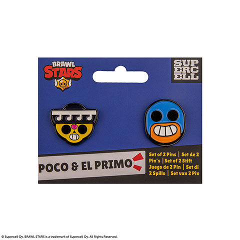 Set 2 pin‘s Poco & El Primo - Brawl Stars Set 2 pin‘s Poco & El Primo - Brawl Stars
