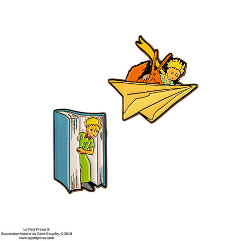 Set 2 pin’s Livre de Conte Enchanté - Le Petit Prince Set 2 pin’s Livre de Conte Enchanté - Le Petit Prince