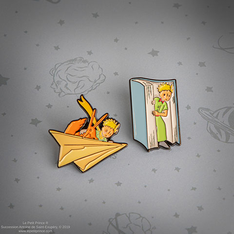 Set 2 pin’s Livre de Conte Enchanté - Le Petit Prince Set 2 pin’s Livre de Conte Enchanté - Le Petit Prince