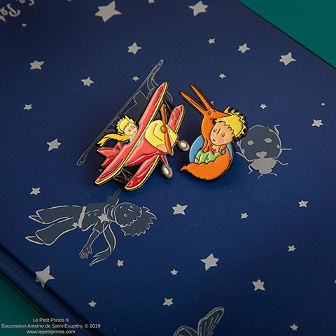Set 2 pin’s L’aventure de l’aviateur - Le Petit Prince Set 2 pin’s L’aventure de l’aviateur - Le Petit Prince