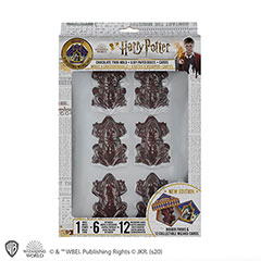 CR4018-Schokoladenfrosch-Form + 6 Papiere Box + 12 Zaubererkarten- Harry Potter