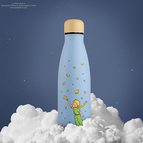 Bouteille isotherme 500ml Jusqu’aux étoiles- Le Petit Prince Bouteille isotherme 500ml Jusqu’aux étoiles- Le Petit Prince