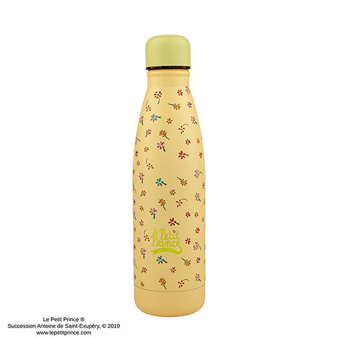 Bouteille isotherme 500ml Jardin de fleurs sauvages - Le Petit Prince Bouteille isotherme 500ml Jardin de fleurs sauvages - Le Petit Prince