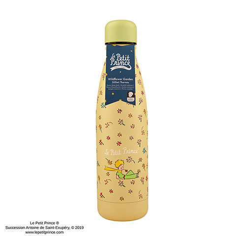 Bouteille isotherme 500ml Jardin de fleurs sauvages - Le Petit Prince Bouteille isotherme 500ml Jardin de fleurs sauvages - Le Petit Prince