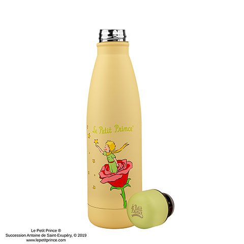 Bouteille isotherme 500ml Rêve de rose - Le Petit Prince Bouteille isotherme 500ml Rêve de rose - Le Petit Prince