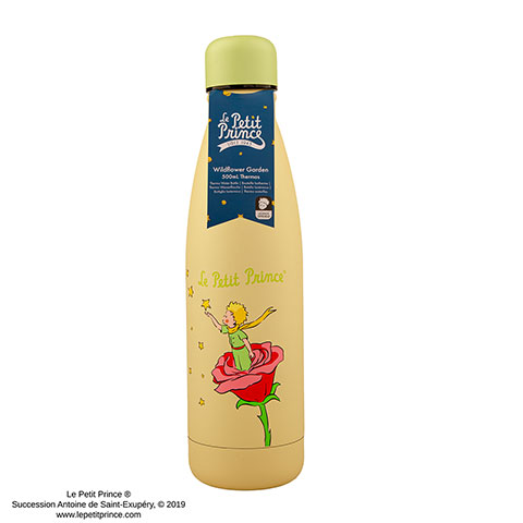Bouteille isotherme 500ml Rêve de rose - Le Petit Prince Bouteille isotherme 500ml Rêve de rose - Le Petit Prince