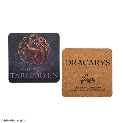 Lot de 4 sous-verres Maisons de Westeros - Game of Thrones