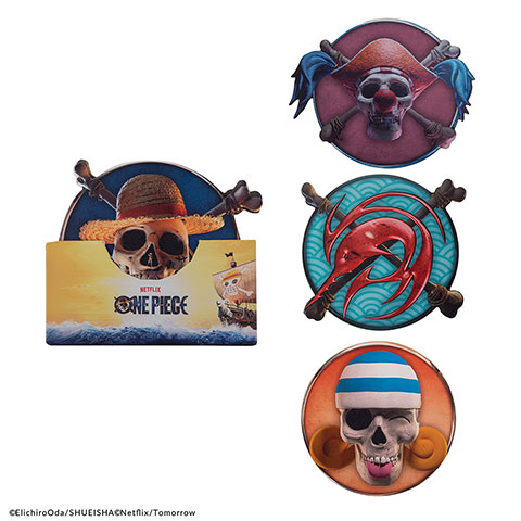 Lot de 4 sous-verres Personnages 1 - One Piece