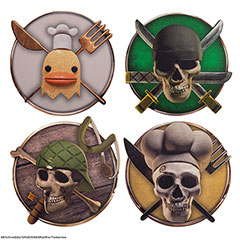 CR4191-Set of 4 coasters Characters 2 - One Piece