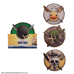 CR4191-Set di 4 sottobicchieri Personaggi 2  - One Piece