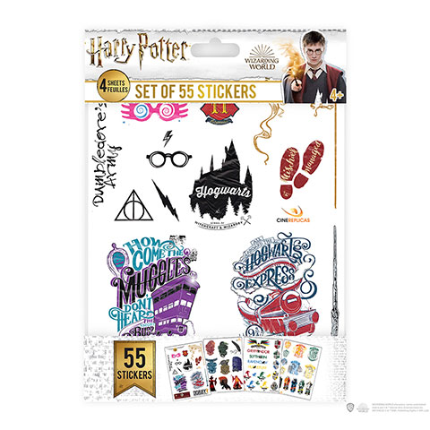 Ensemble de 55 stickers - Harry Potter