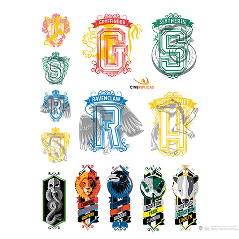 Ensemble de 55 stickers - Harry Potter