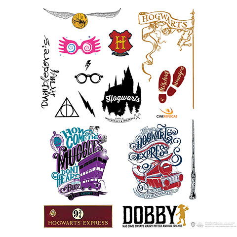 Ensemble de 55 stickers - Harry Potter