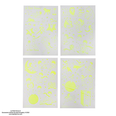 Stickers fluorescents - Le Petit Prince