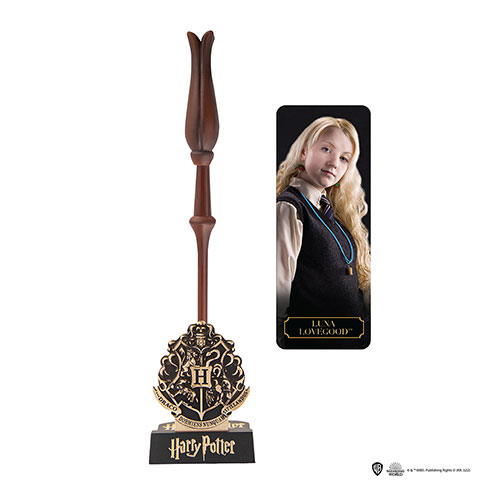 Stylo baguette Luna Lovegood et support - Boîte de 9 - Harry Potter